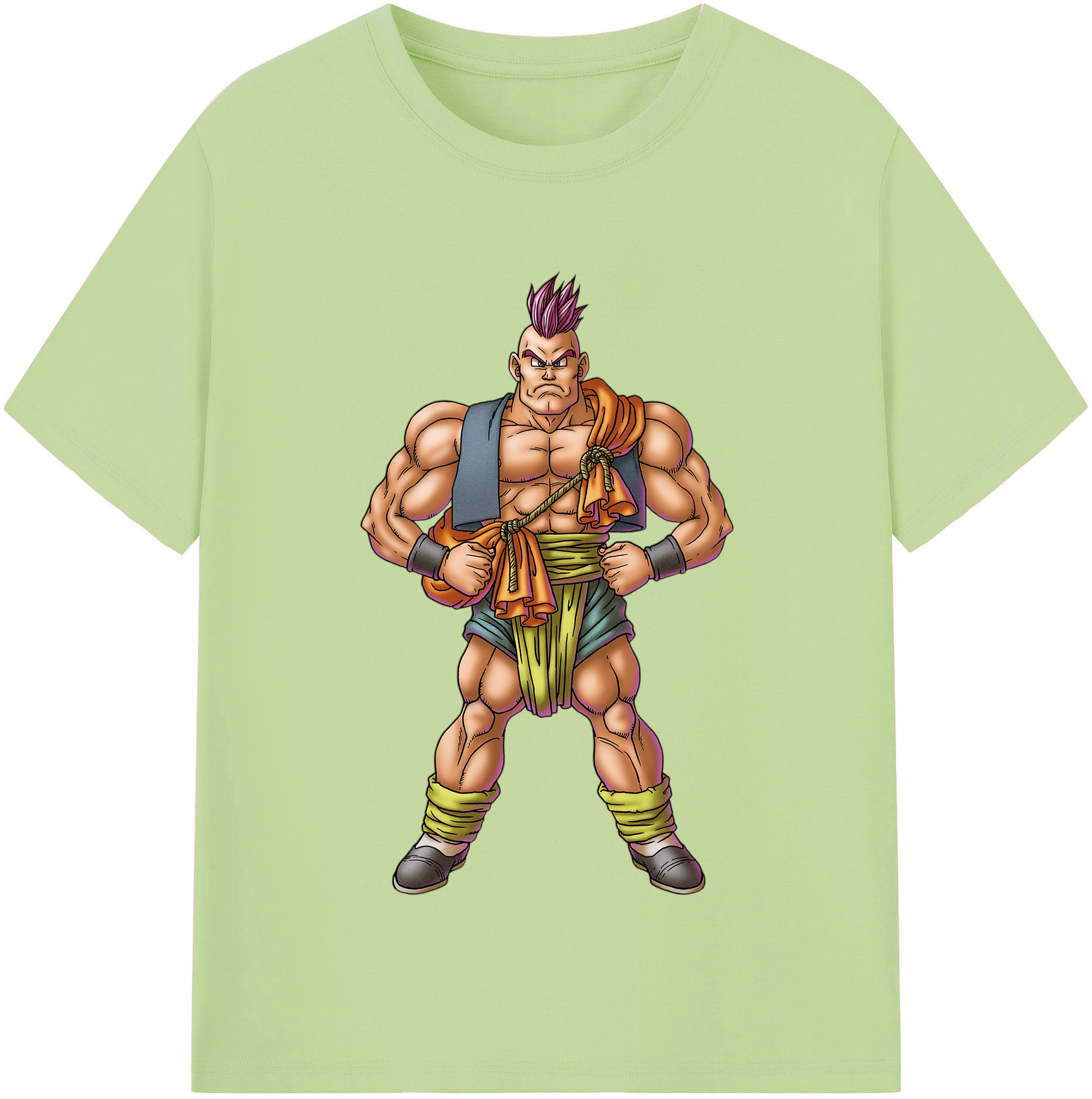 （画像用） ドラゴンクエスト Doragon Kuesuto Dragon Quest 綿100％半袖Tシャツ（フロントプリント）